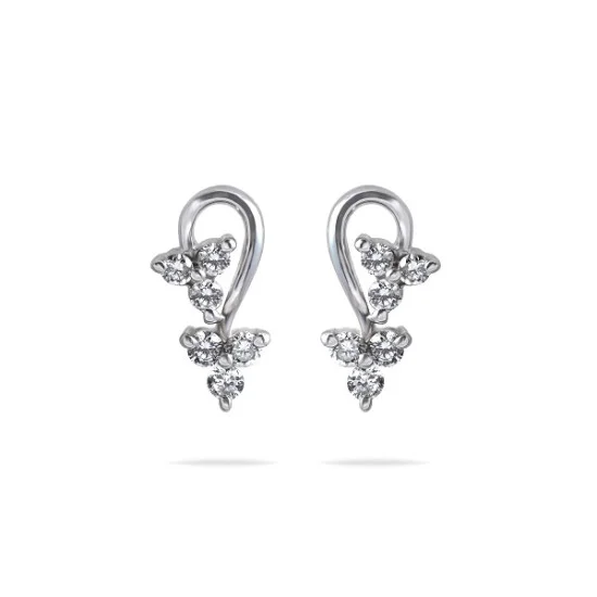 Diamond like clearance earrings